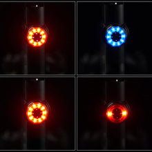 Заредете изображение във визуализатора на галерията – Wozinsky LED rear bicycle light with micro USB red light 5 modes black (WRBLB2)
