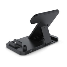 Заредете изображение във визуализатора на галерията – Wireless charger qi 4in1 10w w30 black - TopMag
