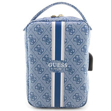 Заредете изображение във визуализатора на галерията – Guess Bag GUHBP4RPSB Organizer blue/blue 4G Printed Stripes

