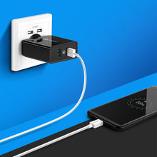 Заредете изображение във визуализатора на галерията – Ugreen charger 2xUSB-A 36W QC3.0 black (CD161)
