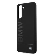 Заредете изображение във визуализатора на галерията – Original Case BMW - Hard Case Silicone Signature Logo BMHCS21MSLBLBK - Samsung S21 Plus Galaxy G996 Black
