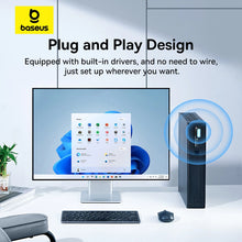 Заредете изображение във визуализатора на галерията – Baseus BS-OH169 300Mb/s USB network card - black
