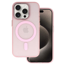 Заредете изображение във визуализатора на галерията – Liavec AG Magsafe Case for Iphone 15 light pink
