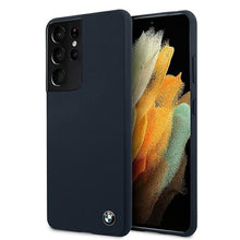 Заредете изображение във визуализатора на галерията – Original faceplate case BMW BMHCS21LSILNA for SAMSUNG S21 Ultra (Signature / navy)
