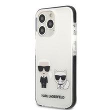 Заредете изображение във визуализатора на галерията – Karl Lagerfeld KLHCP13XTPEKCW iPhone 13 Pro Max 6.7" hardcase white/white Karl&amp;Choupette
