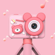 Заредете изображение във визуализатора на галерията – Digital camera for children D32 Mouse with tripod pink
