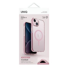 Заредете изображение във визуализатора на галерията – Uniq Combat Magclick Charging case for iPhone 15 Plus / 14 Plus - pink
