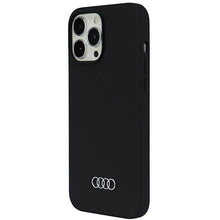 Заредете изображение във визуализатора на галерията – Original Case AUDI hardcase Silicone Case AU-LSRIP13PM-Q3/D1-BK for Iphone 13 Pro Max black
