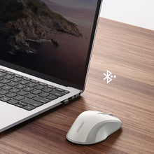 Заредете изображение във визуализатора на галерията – Ugreen MU101 ergonomic wireless mouse Bluetooth / 2.4 GHz - white
