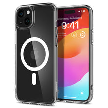 Заредете изображение във визуализатора на галерията – Spigen Crystal Hybrid MagSafe, white - iPhone 15
