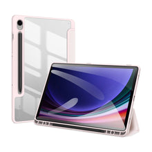 Заредете изображение във визуализатора на галерията – Dux Ducis Toby case with flip stand for Samsung Galaxy Tab S9 FE - pink
