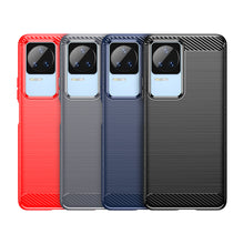 Заредете изображение във визуализатора на галерията – Carbon Case for Xiaomi Poco F4 5G flexible silicone carbon cover black
