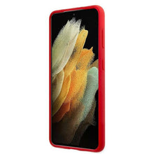 Заредете изображение във визуализатора на галерията – Original faceplate case US POLO USHCS21SSLHRTRE for SAMSUNG S21 (Silicone On Tone / red)
