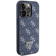 Заредете изображение във визуализатора на галерията – Original Case GUESS hardcase 4G Triangle Metal Logo GUHCP15XPG4GPB for Iphone 15 Pro Max blue
