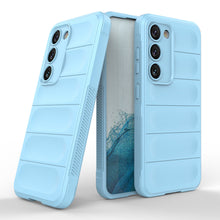 Заредете изображение във визуализатора на галерията – Magic Shield Case for Samsung Galaxy S23 flexible armored cover light blue
