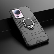 Заредете изображение във визуализатора на галерията – Ring Armor case for Xiaomi 13 Lite armored cover magnetic holder ring black
