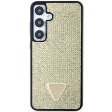 Заредете изображение във визуализатора на галерията – Guess Rhinestone Triangle case for Samsung Galaxy S24+ - gold
