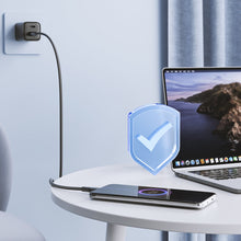 Заредете изображение във визуализатора на галерията – Joyroom USB cable - micro USB 2.4A Surpass Series for fast charging and data transfer 1.2 m black (S-UM018A11)
