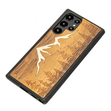 Заредете изображение във визуализатора на галерията – Wooden case for Samsung Galaxy S22 Ultra Bewood Mountains Imbuia

