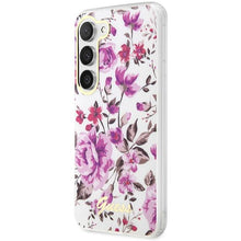 Заредете изображение във визуализатора на галерията – Guess GUHCS23SHCFWST S23 S911 white/white hardcase Flower Collection
