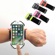 Заредете изображение във визуализатора на галерията – Universal Running Forearm Armband for 6" Smartphones black
