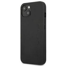 Заредете изображение във визуализатора на галерията – AMG AMHCP13MDOLBK iPhone 13 6,1" czarny/black hardcase Leather Hot Stamped
