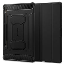 Заредете изображение във визуализатора на галерията – Spigen RUGGED ARMOR "PRO" GALAXY TAB S9 11.0 X710 / X716B BLACK
