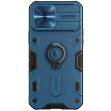 Заредете изображение във визуализатора на галерията – Nillkin CamShield Armor TPU+PC for Iphone 13 Pro Max blue

