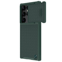 Заредете изображение във визуализатора на галерията – Nillkin Textured S Case for Samsung Galaxy S22 Ultra armored cover with camera cover green
