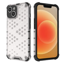 Заредете изображение във визуализатора на галерията – Honeycomb case for iPhone 14 Plus armored hybrid cover transparent
