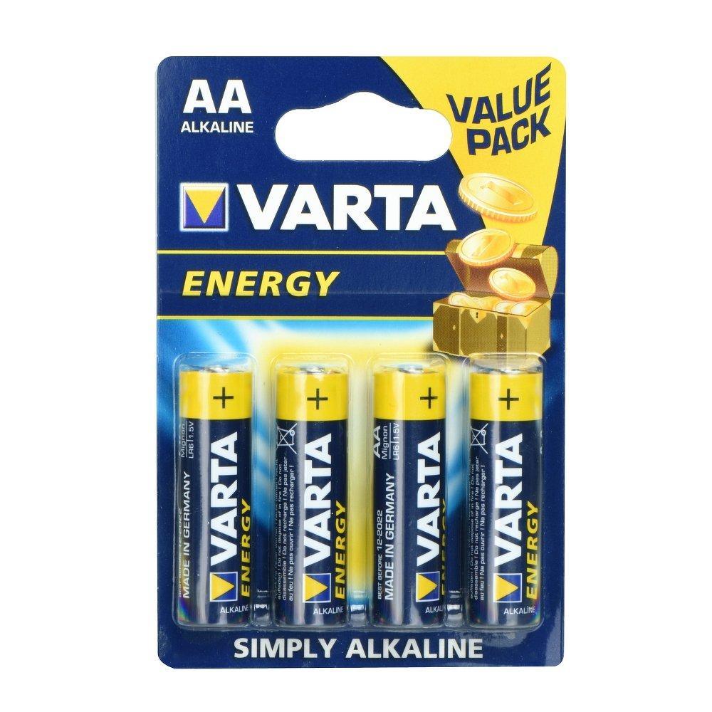 Алкална батерия varta r6 (aa) 4 броя energy - TopMag