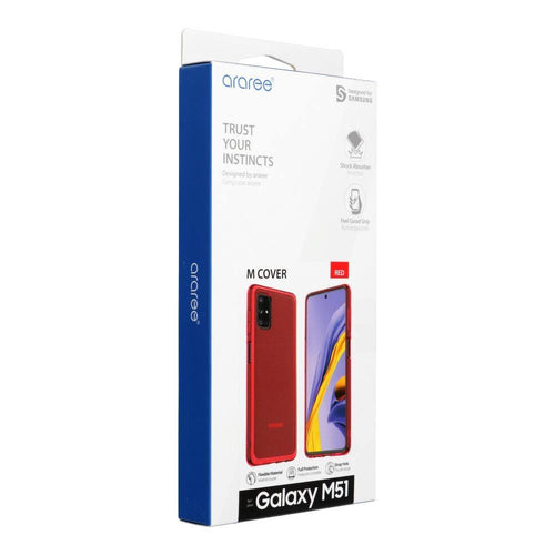 Araree m - cover case for samsung m51 red - TopMag