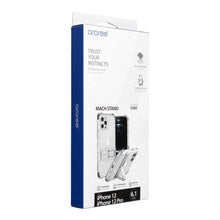 Заредете изображение във визуализатора на галерията – Araree mach stand case for iphone 12 / 12 pro transparent - TopMag
