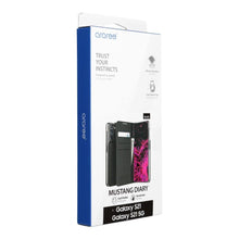 Заредете изображение във визуализатора на галерията – Araree mustang diary book case for samsung s21 black - TopMag
