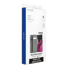 Заредете изображение във визуализатора на галерията – Araree mustang diary book case for samsung s21 charcoal grey - TopMag
