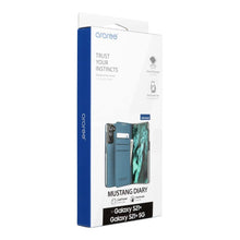 Заредете изображение във визуализатора на галерията – Araree mustang diary book case for samsung s21 plus ash blue - TopMag
