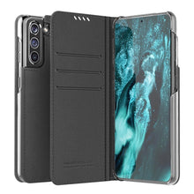 Заредете изображение във визуализатора на галерията – Araree mustang diary book case for samsung s21 plus black - TopMag
