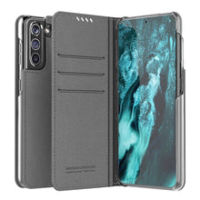 Заредете изображение във визуализатора на галерията – Araree mustang diary book case for samsung s21 plus charcoal grey - TopMag
