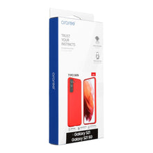 Заредете изображение във визуализатора на галерията – Araree typoskin case for samsung s21 red - TopMag
