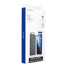 Заредете изображение във визуализатора на галерията – Araree typoskin case for samsung s21 ultra midnight blue - TopMag
