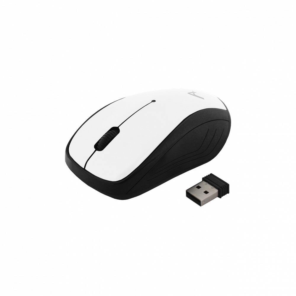 Art optical wireless mouse usb am-92 white - TopMag