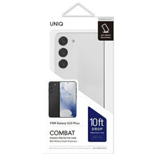 Заредете изображение във визуализатора на галерията – Uniq case Combat Sam S23+ S916 black/carbon black
