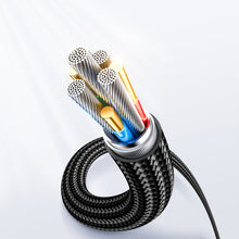 Заредете изображение във визуализатора на галерията – Joyroom USB C - Lightning 20W cable with charging power display 1.2 m black (S-CL020A4)
