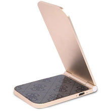 Заредете изображение във визуализатора на галерията – Guess 4G Pattern MagSafe foldable 2in1 15W inductive charger - black
