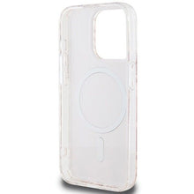 Заредете изображение във визуализатора на галерията – Original faceplate case GUESS GUHMP15LHGCUSTGP for iPhone 15 Pro (Magsafe / IML GCUBE / pink)
