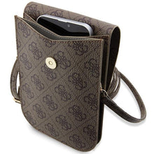 Заредете изображение във визуализатора на галерията – Guess Handbag GUWBP4RPSW brown/brown 4G Stripes
