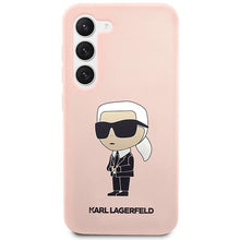Заредете изображение във визуализатора на галерията – Karl Lagerfeld KLHCS23SSNIKBCP S23 S911 hardcase pink/pink Silicone Ikonik

