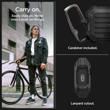 Заредете изображение във визуализатора на галерията – Spigen TOUGH ARMOR MAG MAGSAFE Apple AIRPODS PRO 1 / 2 BLACK
