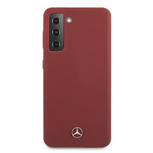 Заредете изображение във визуализатора на галерията – Original faceplate case MERCEDES MEHCS21SSILRE for SAMSUNG S21 (Silicone Line / red)
