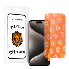 Заредете изображение във визуализатора на галерията – Tel Protect Best Flexible Hybrid Tempered Glass for IPHONE 15 PLUS/15 PRO MAX
